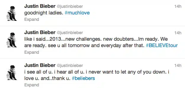 Justin Bieber Blunt Twitter Response Justin Bieber Blunt Twitter Response