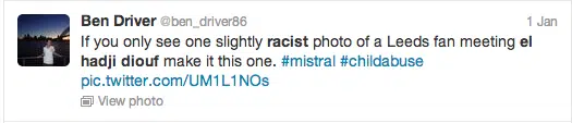 El Hadji Diouf Blacking Up Twitter Screengrab 5 El Hadji Diouf Blacking Up Twitter Screengrab 5