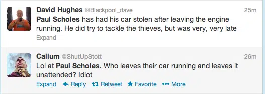 Paul Scholes Twitter Screengrab 2 Paul Scholes Twitter Screengrab 2
