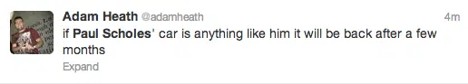 Paul Scholes Twitter Screengrab 6 Paul Scholes Twitter Screengrab 6
