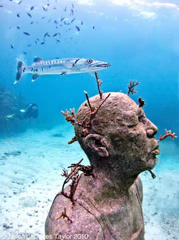 Jason De Caires Taylor - Man On Fire Cancun Jason De Caires Taylor - Man On Fire Cancun