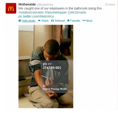 McDonald's Burger King Twitter Takeover 2