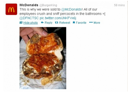 McDonald's Burger King Twitter Takeover 3