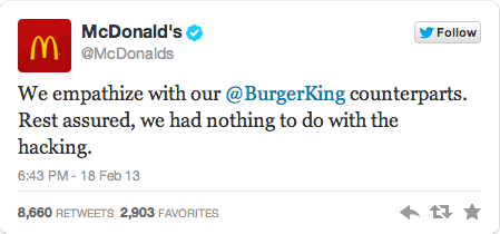 McDonald's Burger King Twitter Takeover 5McDonald's Burger King Twitter Takeover 5