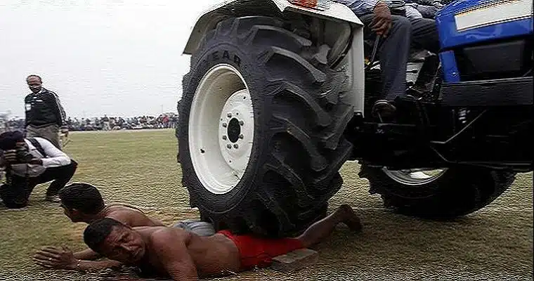 Tractor Tractor run over