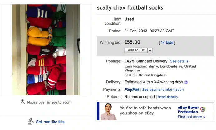 Scally Socks Making Big Bucks Scally Socks Making Big Bucks