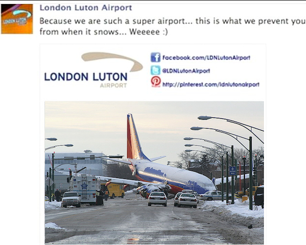 Luton Airport Plane Crash