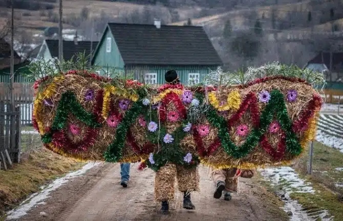 Malanka - Butterfly Malanka - new year festival - Ukraine, Belarus, Russia