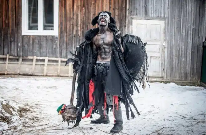 Malanka - Demon Malanka - new year festival - Ukraine, Belarus, Russia