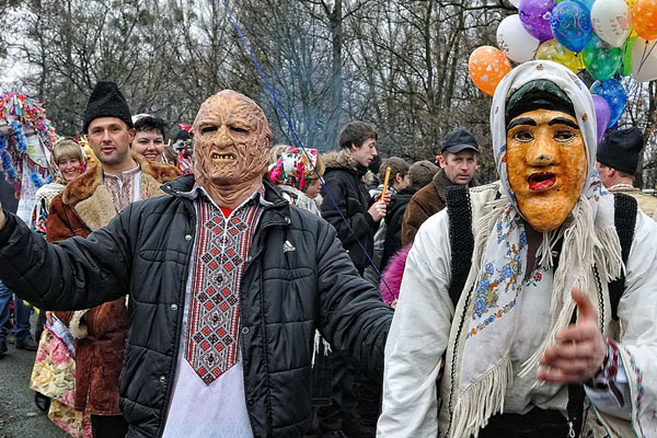 Malanka - new year festival - Ukraine, Belarus, Russia