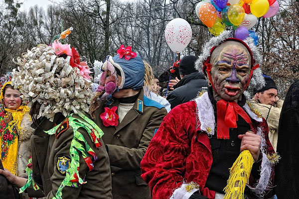 Malanka - new year festival - Ukraine, Belarus, Russia