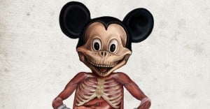 Ever Wondered What Goofy’s Junk Looks Like? Freaky Anatomical Drawings Of Disney Cartoon Characters