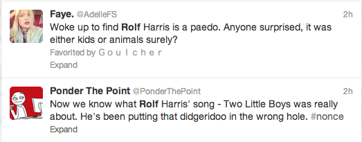 Rolf Harris Tweets 1