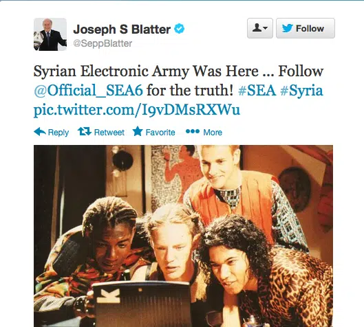 Sepp Blatter Twitter Hack 12