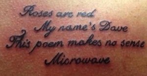 The Best & Worst Text Tattoos