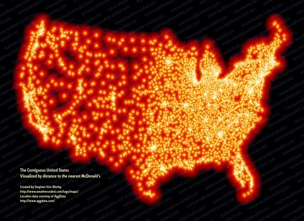 McDonald's Map