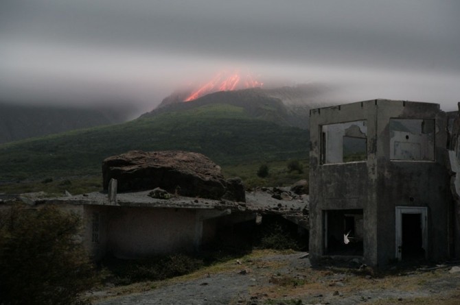 Montserrat - Plymouth - Abandoned Buildings - Volcano