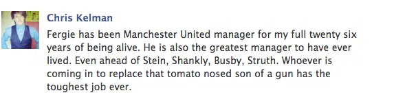 Sir Alex Ferguson Retirement 3