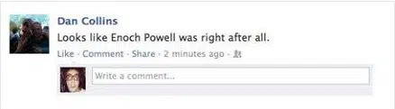 Woolwich Facebook Reaction 19