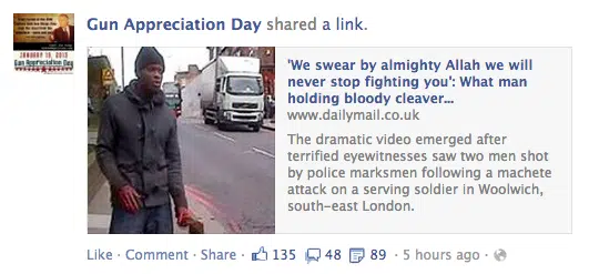 Woolwich Facebook Reaction 4