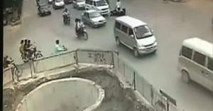 This Guy Is Most Definitely The Worst Scooter Driver In China