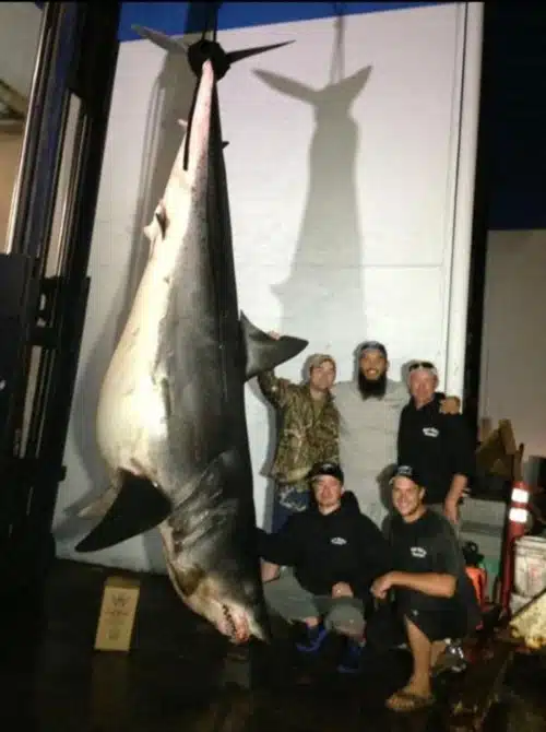 Biggest Mako Shark - California - Crew Biggest Mako Shark - California - Crew