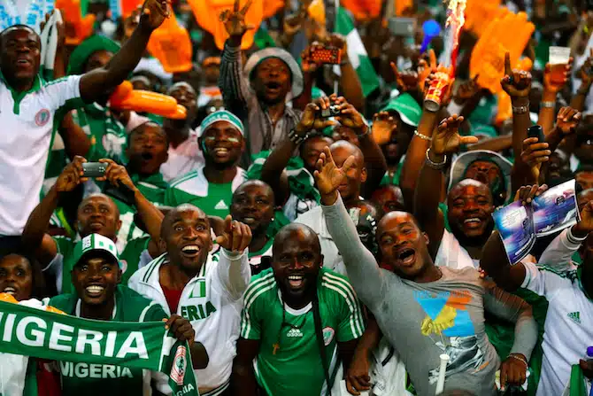 Nigerian Football Fans
