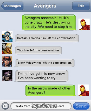 Text From Superheroes 4
