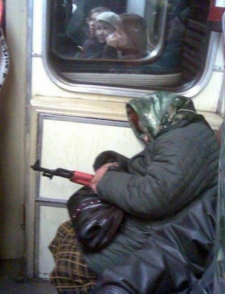 Awesome Phots From Russia With Love - Granny Rifle