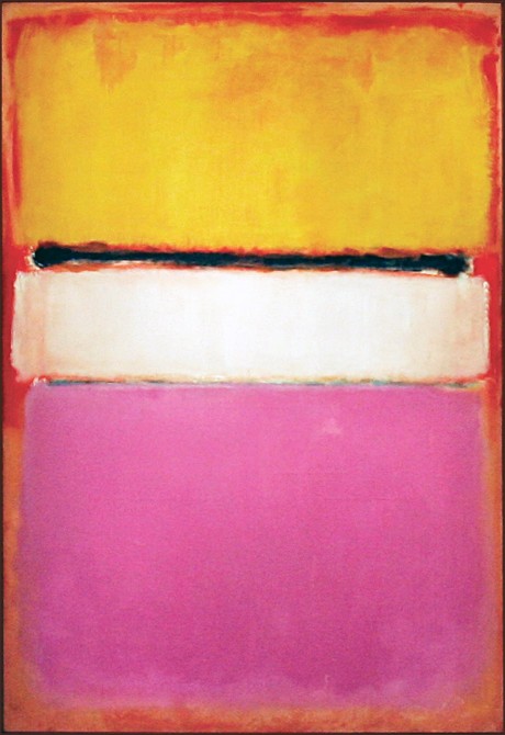 Expensive Rubbish Paintings - White Center (Yellow, Pink and Lavender On Rose) - Mark Rothko