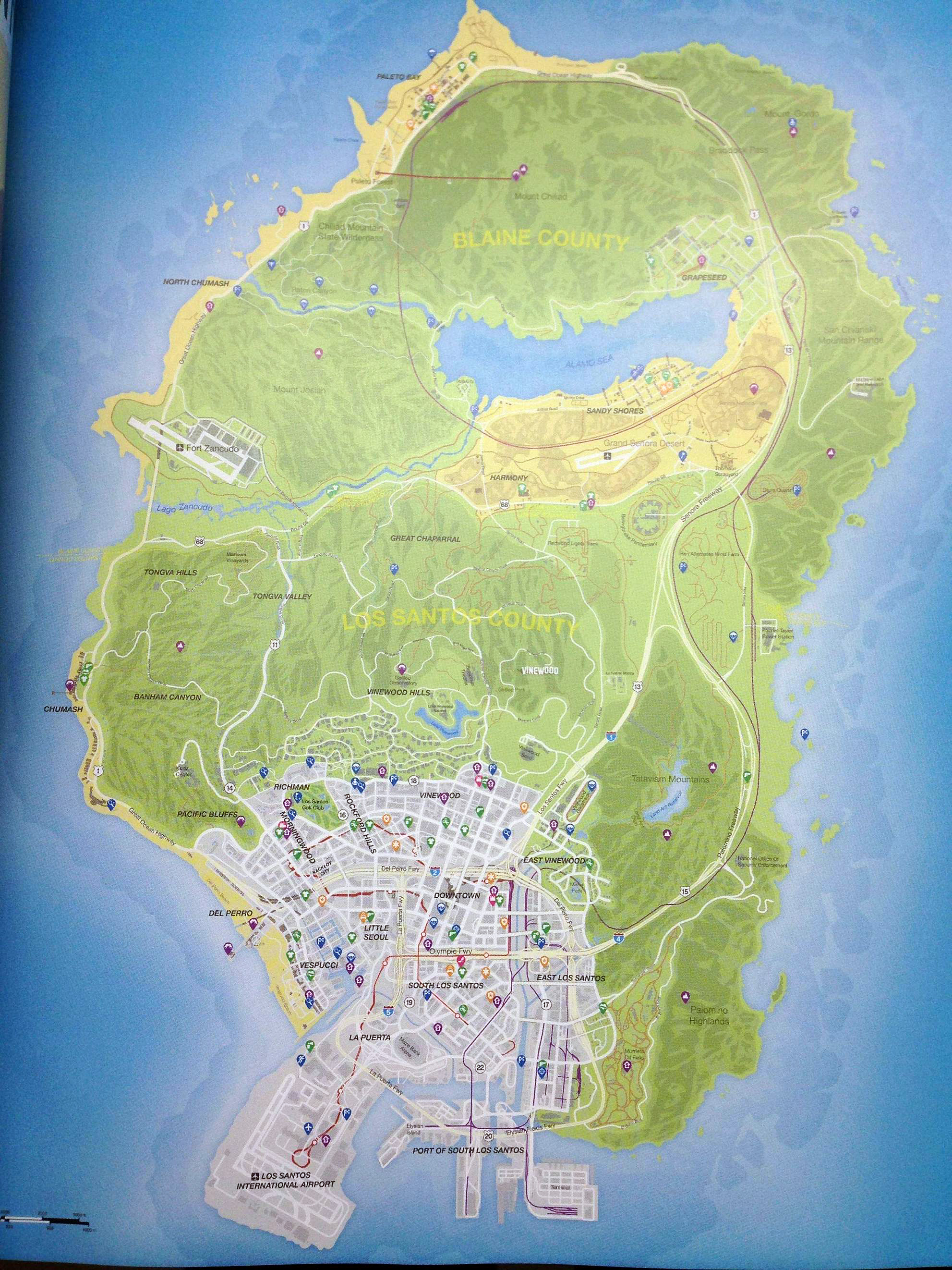 Grand Theft Auto 5 V Map Los Santos[1]