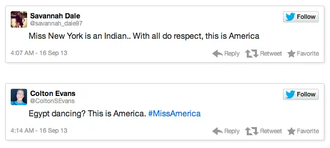 Miss America Tweets 2