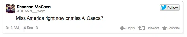 Miss America Tweets 1