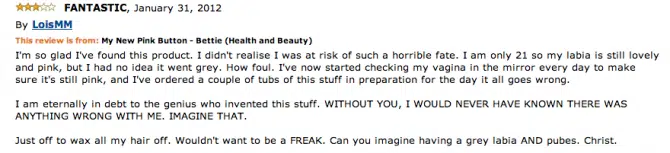 My Pink Button Criticism 7