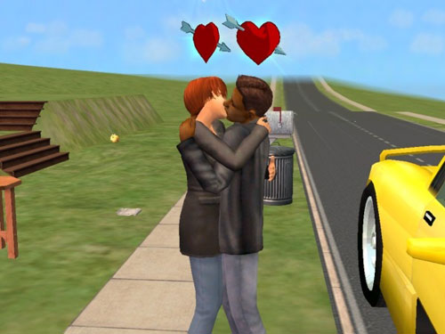 Sims Making Out