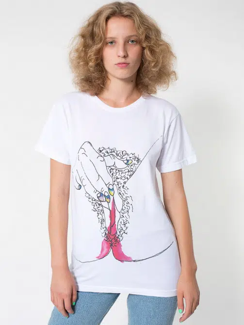 American Apparel Bleeding Vagina T-shirt