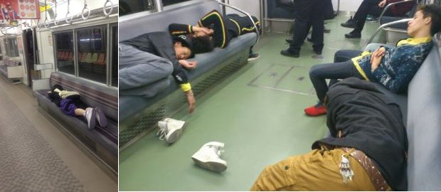 Falling Asleep On The Japanese Tube 7