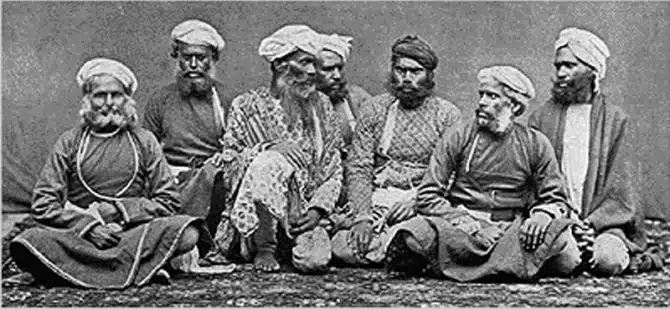Thuggee - India - Thug group in 1894