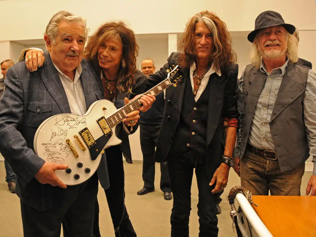 uruguayanpreswithaerosmith