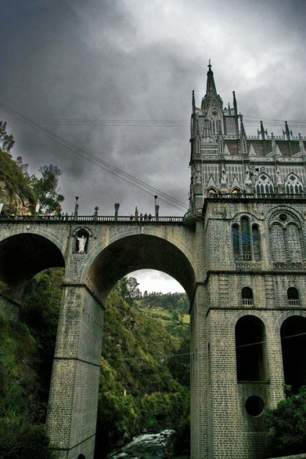 Amazing Churches - Las Lajas Cathedral - Colombia, South America 2