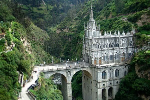 Amazing Churches - Las Lajas Cathedral - Colombia, South America