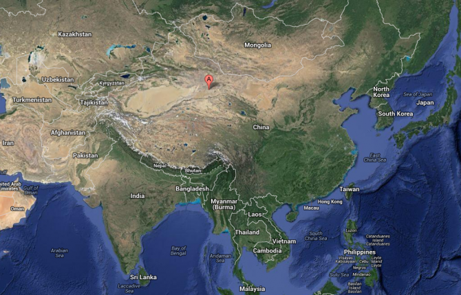 China - Google Earth - Weird Lines - Earth Map