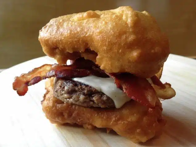 Deep Fried Twinkie Burger 2
