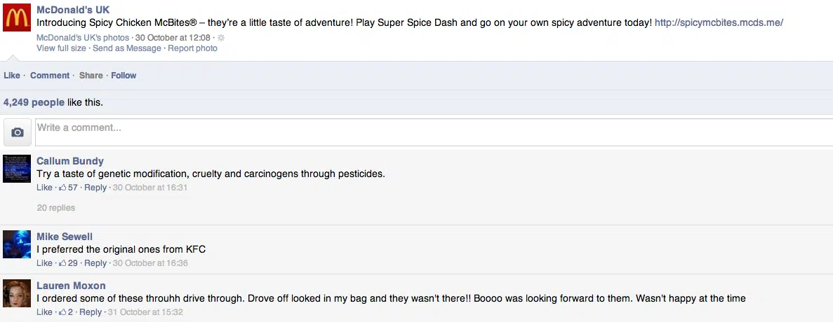 McDonalds McBites Comments 1