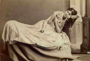 Victorian Death Photos - Momento Mori - Sleeping Girl