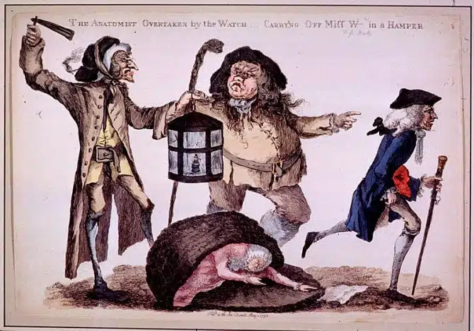 Body Snatchers - Resurrectionists - The Anatomist Overtaken by the Watch