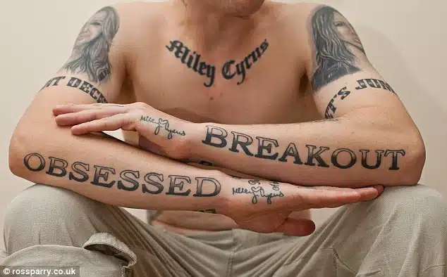Miley Cyrus Fan Tattoos 1