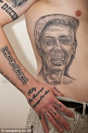 Miley Cyrus Fan Tattoos 3