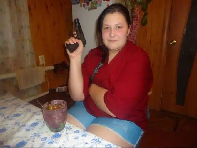 Russia With Love - social media - gun