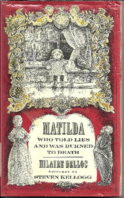 Weird Mental Book Covers - Matilda burned to death